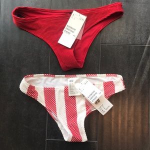 Two H&M bikini bottoms! NEW